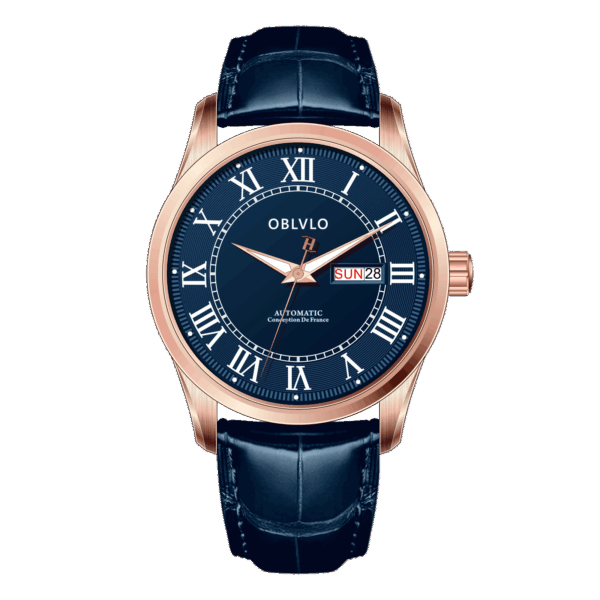 GC Series 41mm Dress Watch, Clean White Dial & Premium Blue Leather Strap, GC-SIM