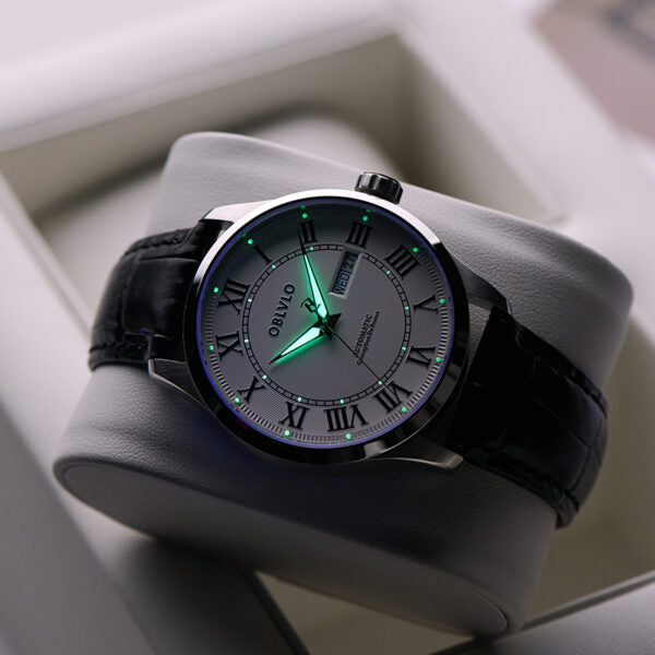 GC Series 41mm Dress Watch, Clean White Dial & Premium Blue Leather Strap, GC-SIM