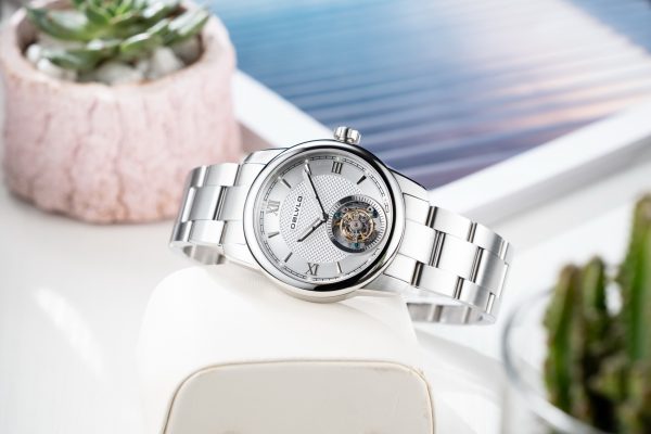 OBLVLO Creative Automatic Mechanical Watch, Stainless Steel Dress Timepiece, Waterproof & Luminous, Model SK-TOUR-YWY