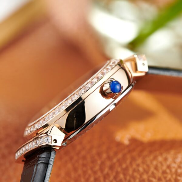 BW Elegant Women’s Dress Watch, Sparkling Inset Diamonds, Quartz Timepiece BW-PLBL
