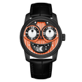 OBLVLO Stainless Steel Automatic Sport Designer Big Joker Luminous Dial Mechanical Watches Leather Waterpoof Clock JM-BOB