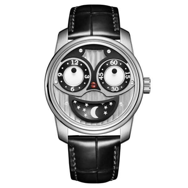 OBLVLO Big Joker Automatic Timepiece, Stainless Steel, Luminous Dial, Leather Strap, JM-YBB