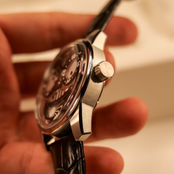 OBLVLO Big Joker Automatic Timepiece, Stainless Steel, Luminous Dial, Leather Strap, JM-YBB