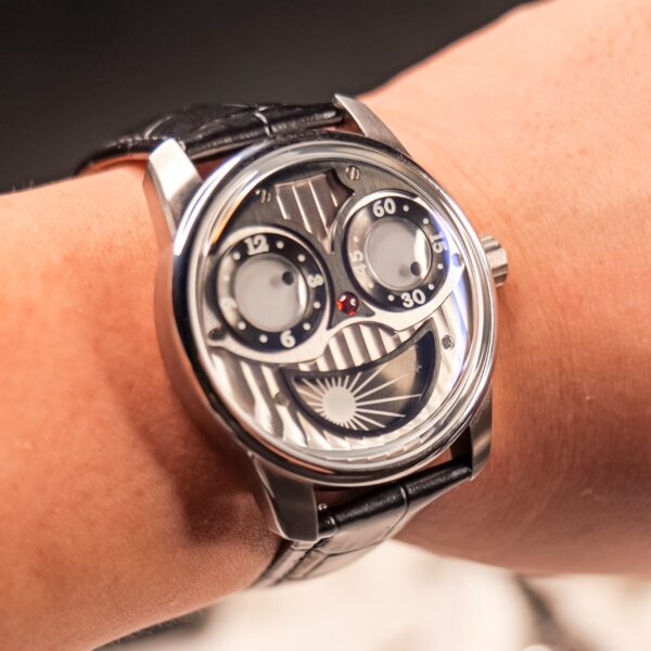 OBLVLO Big Joker Automatic Timepiece, Stainless Steel, Luminous Dial, Leather Strap, JM-YBB